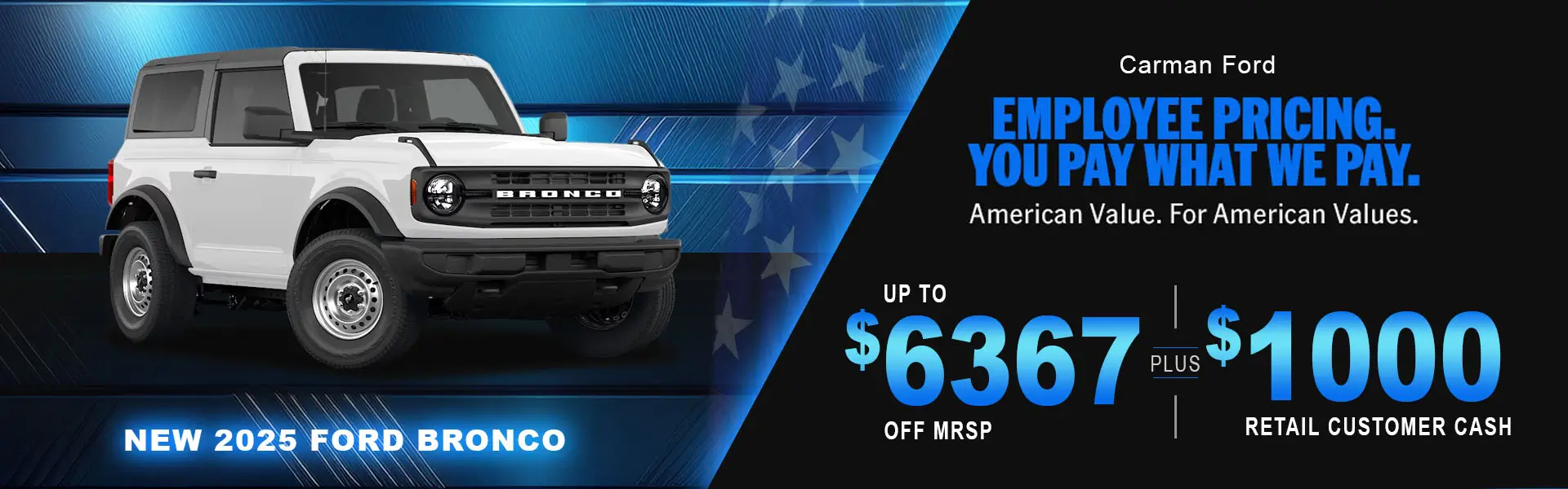 Special offer on    New 2025 Ford Bronco